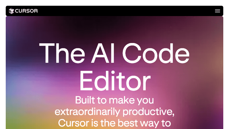 Cursor Homepage Image