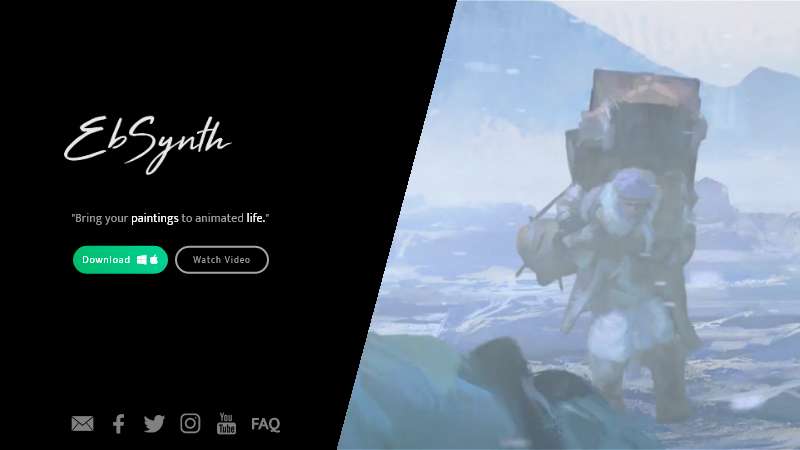 EbSynth Homepage Image