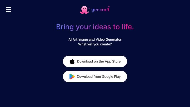 Gencraft Homepage Image