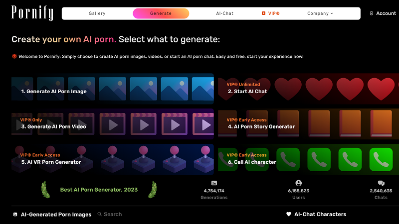 Pornify AI Porn AI Tool