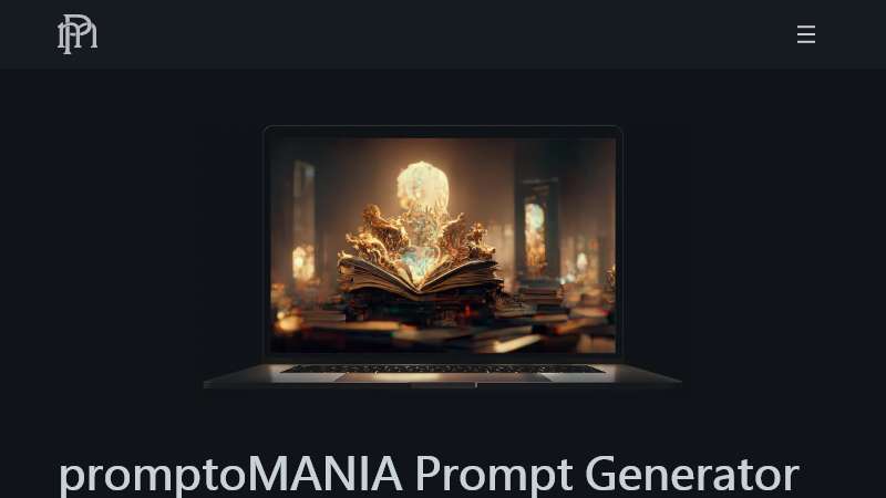PromptoMANIA Homepage Image