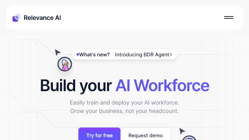 Relevance AI Homepage Image