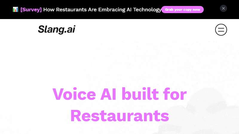 Slang AI Homepage Image